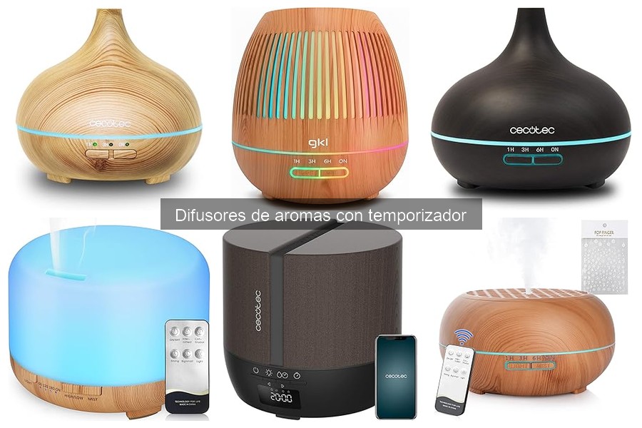 ¿Qué es un difusor de aromas con temporizador?