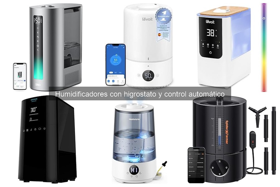 ¿Qué es un humidificador con higrostato y control automático?