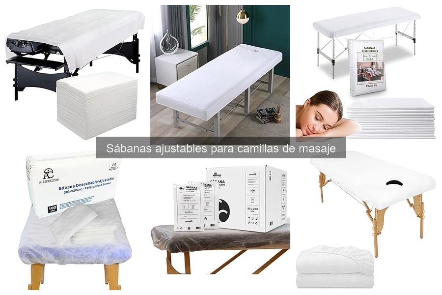 ¿Qué son las sábanas ajustables para camillas de masaje?