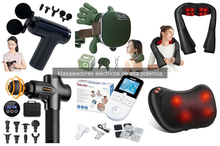 ¿Qué son los masajeadores eléctricos de alta potencia?