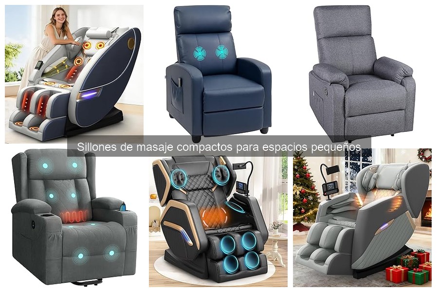 ¿Qué son los sillones de masaje compactos? Beneficios y características