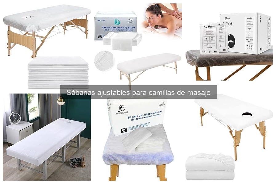 Sábanas Ajustables para Camillas de Masaje: Mejores Materiales
