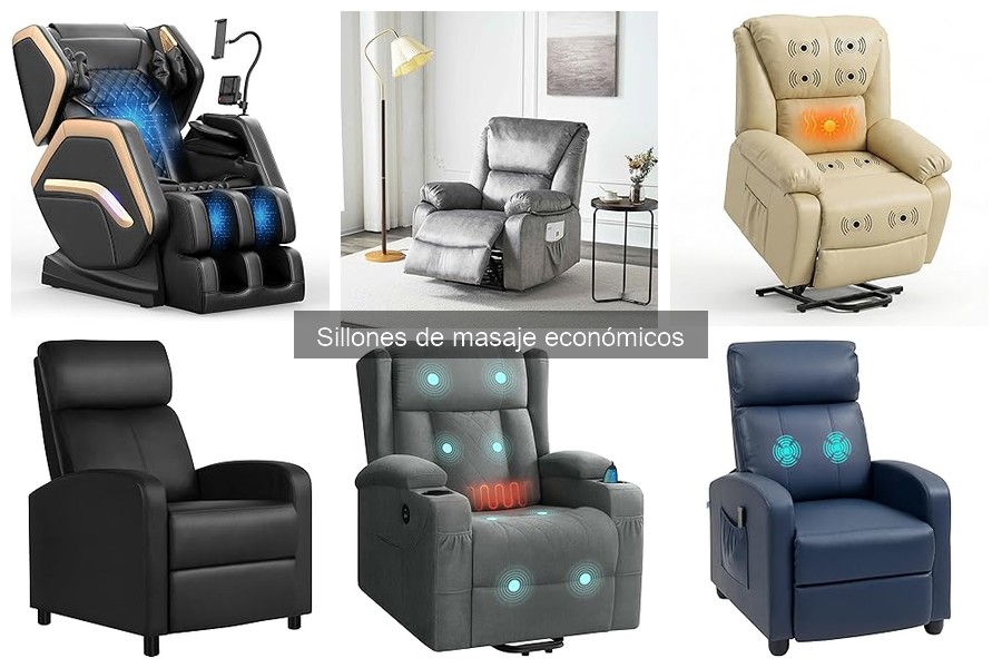 Sillones de masaje económicos: características y beneficios