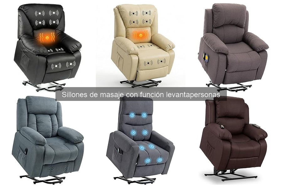 Sillones de masaje levantapersonas: características y beneficios