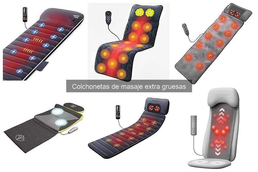 Testimonios sobre Colchonetas de Masaje Extra Gruesas