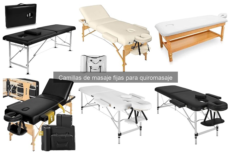 ** Tipos de Camillas de Masaje Fijas: Guía Completa