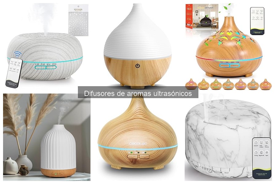 Tipos de difusores de aromas ultrasónicos para tu hogar