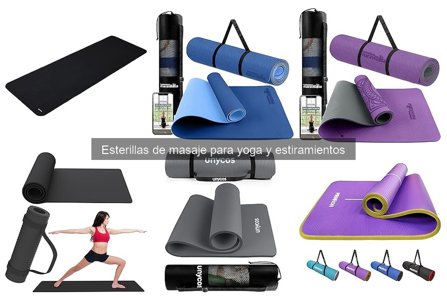 Tipos de esterillas de masaje para yoga y sus usos
