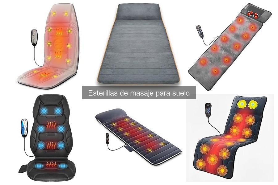 Tipos de esterillas de masaje y sus usos en casa