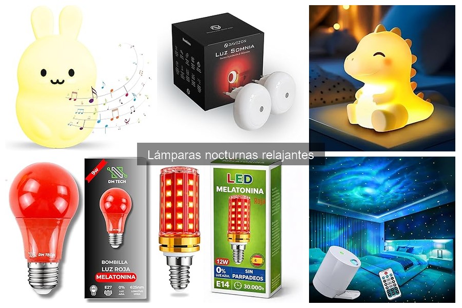 Tipos de Lámparas Nocturnas Relajantes para un Buen Descanso