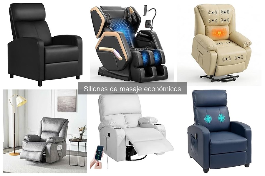 Tipos de masajes en sillones de masaje económicos