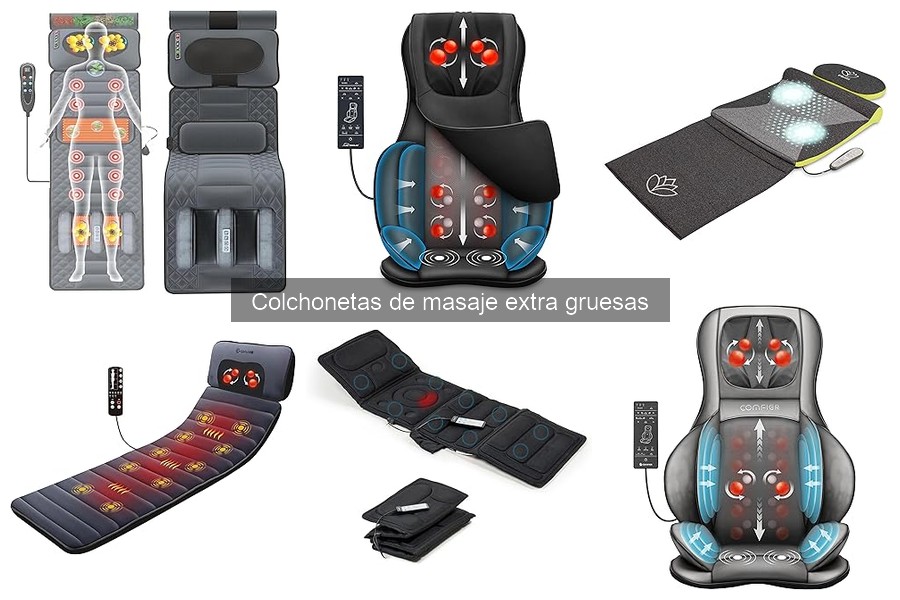 Ventajas de colchonetas de masaje extra gruesas vs almohadas