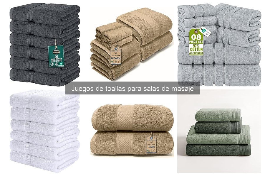 Ventajas de Usar Juegos de Toallas en Masajes Profesionales