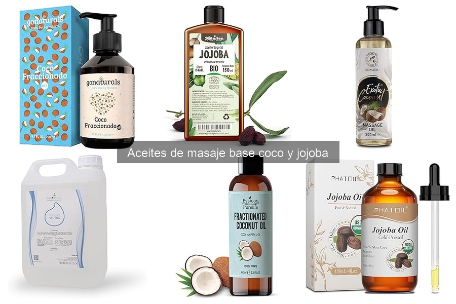 Ventajas del Aceite de Masaje de Coco vs Jojoba