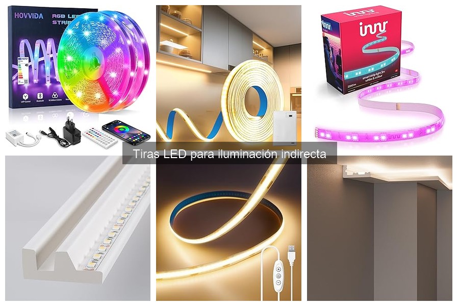 Ventajas y Desventajas de las Tiras LED para Iluminación Indirecta
