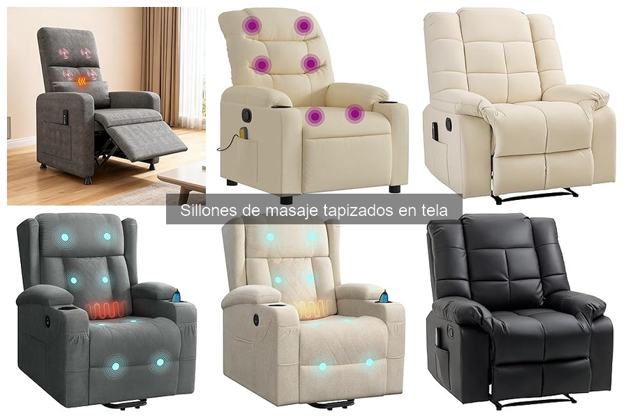 Ventajas y desventajas de sillones de masaje tapizados en tela